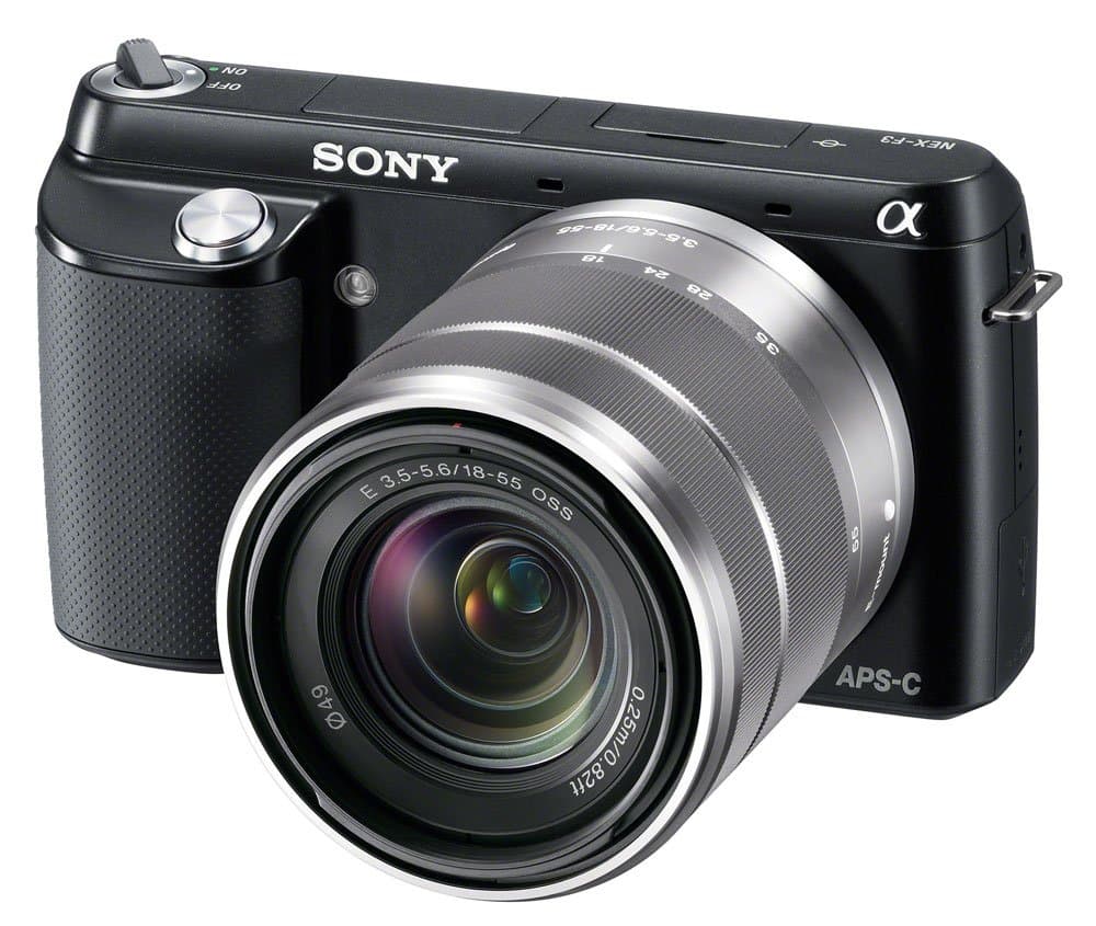 Sony NEX-F3K/B 16.1 MP Cámara sin Espejo con Lente 18-55mm (Negra)