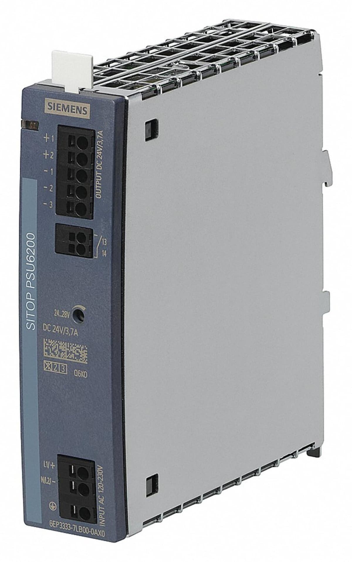Siemens SITOP PSU6200 6EP33337LB000AX0 Fuente Estabilizada 24V 3.7A DIN Rail