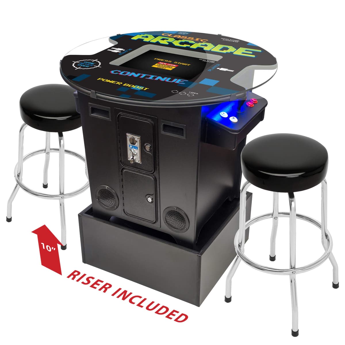 Creative Arcades Cocktail Arcade Machine 22" - 2 jugadores con riser 232160