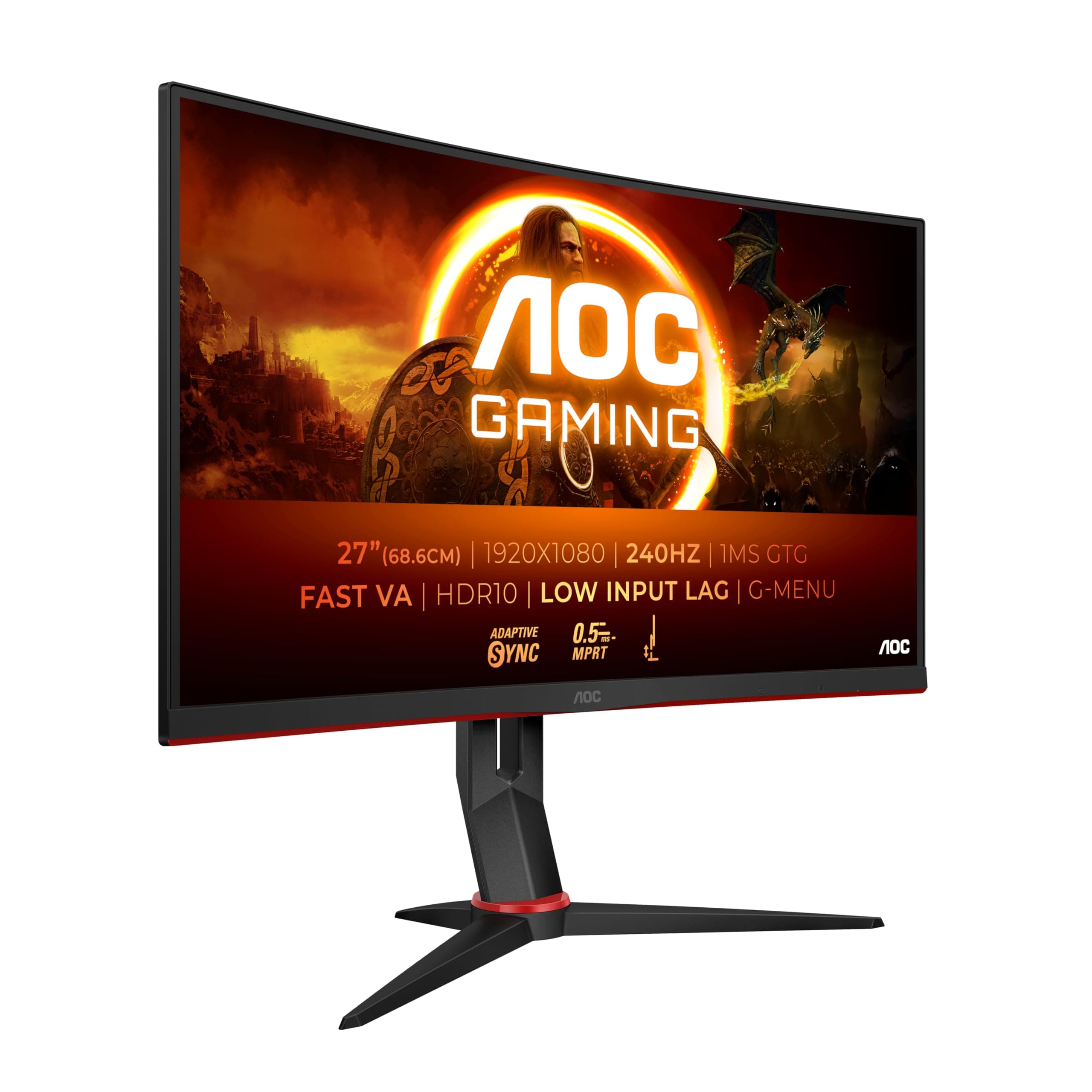 AOC C27G2Z3/BK 27" Full HD Curvo LED