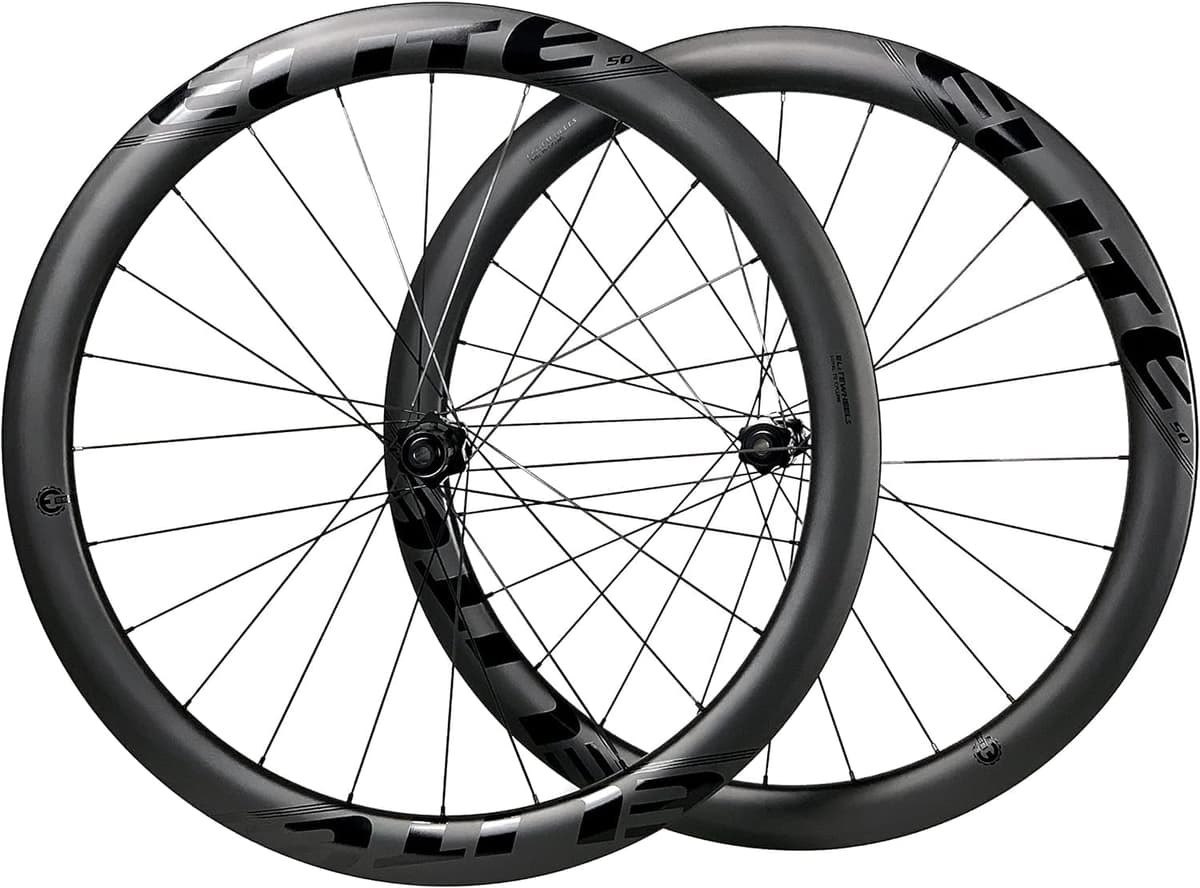 ELITEWHEELS Edge 50mm Ceramic Bearing Carbon Wheels Ultralight 1347g Road Disc Brake Carbon Wheelset 202310251025
