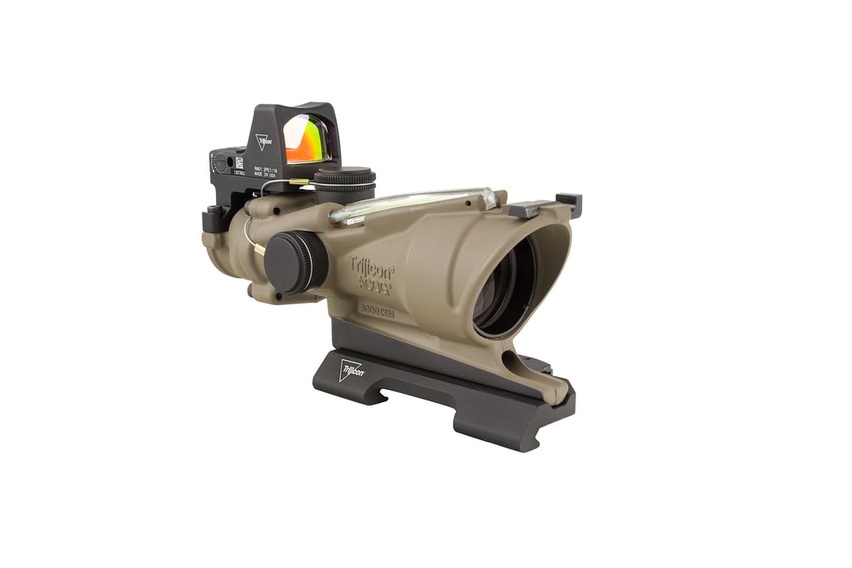 Trijicon ACOG 4x32 ECOS Dual Illumination Green Crosshair Flat Dark Earth TA31-D-100554