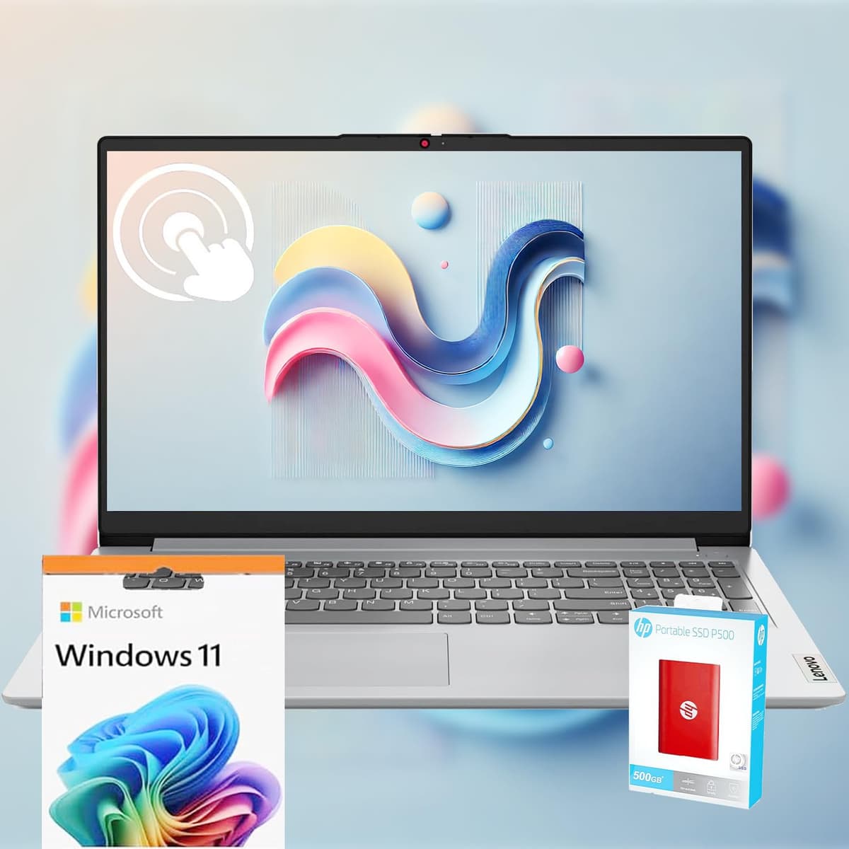 Lenovo 2025 Touchscreen 15.6" - Intel Core i3-1215U - 24GB RAM - 2.5TB SSD V15