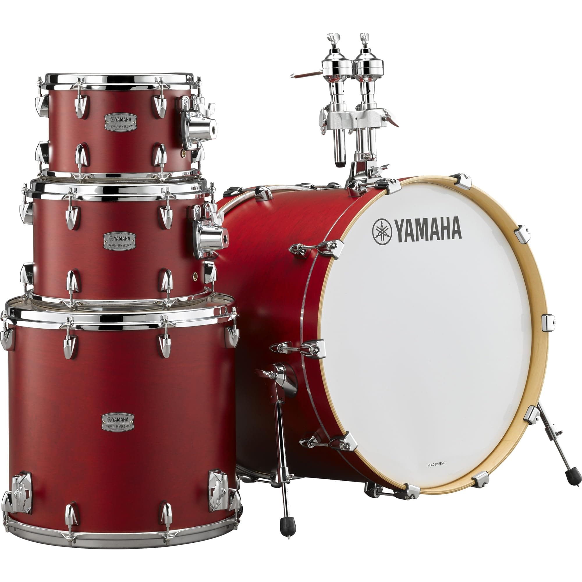 Yamaha Tour Custom Maple 4pc - Shell pack estándar Apple Satin TMP2F4CAS