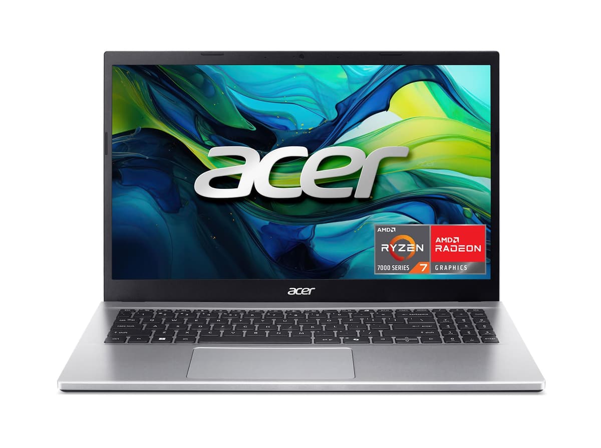 Acer Aspire Go 15 Laptop listo para IA, 15.6" FHD (1920 x 1080) pantalla IPS, AMD Ryzen 7 5825U, gráficos AMD Radeon, 16GB DDR4, 512GB SSD PCIe Gen4, Wi-Fi 6, Windows 11 Home, AG15-42P-R3NB NX.J7WAA.002