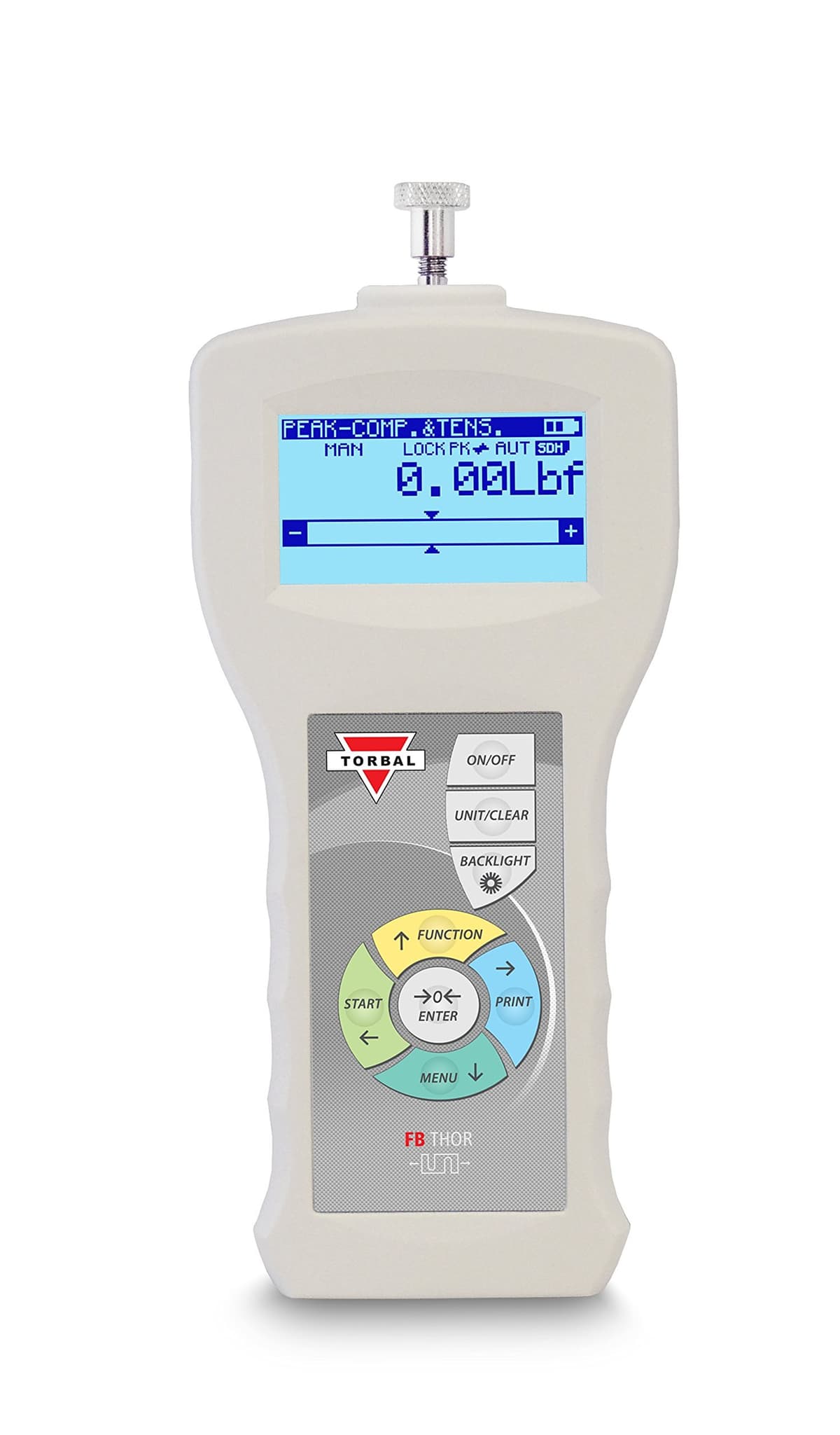 TORBAL FB200 Force Gauge Digital con Certificado NIST, 40lbf x 0.01lbf FB200-NIST