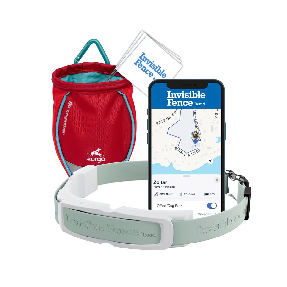 Paquete de Cerca GPS Invisible PetSafe y Collar de Rastreo RIF00-18105
