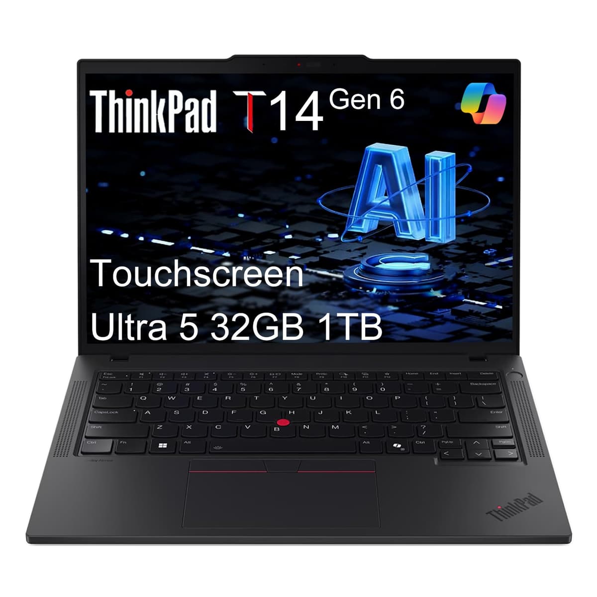 ist computers Lenovo ThinkPad T14 Gen 6 - Laptop empresarial 14" FHD+ táctil, Intel Ultra 5 225U, 32GB DDR5, 1TB SSD, Win 11 Pro ThinkPad E16