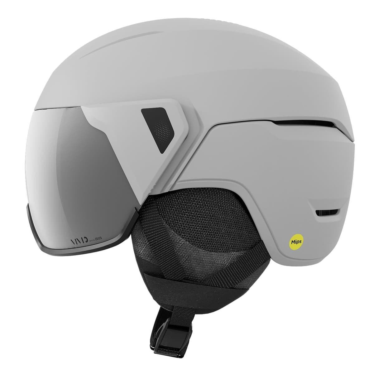 Giro Orbit Spherical Snow Helmet - Matte Light Grey/Vivid Onyx - Talla L (59-62.5cm) 7172834