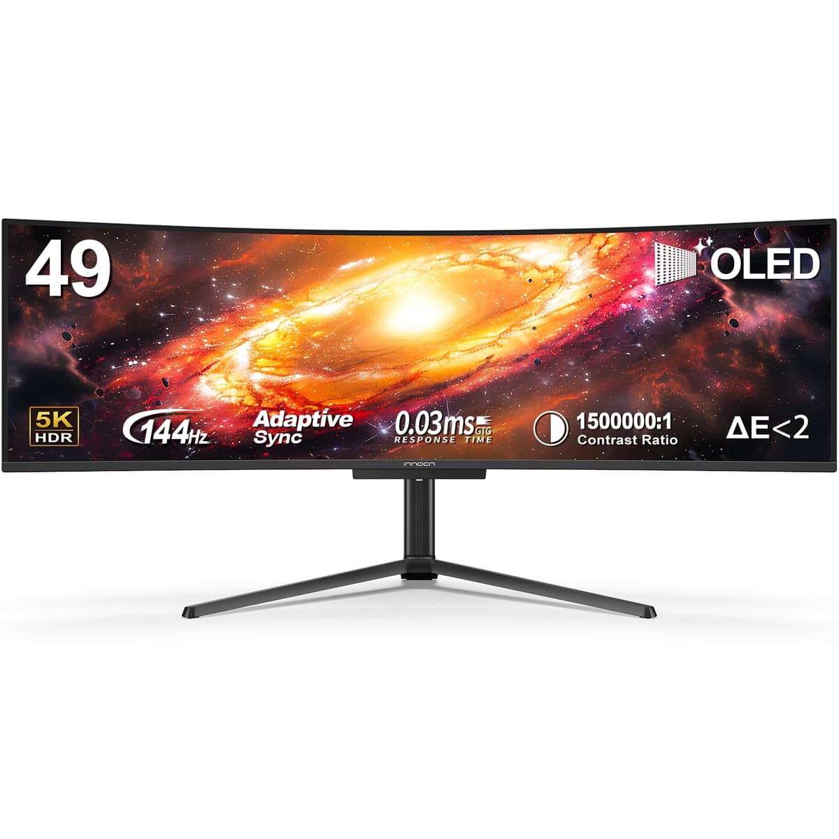 INNOCN 49" OLED Ultrawide Curved Monitor 5K2K 144Hz con USB-C 90W y HDMI 2.1 49Q1R