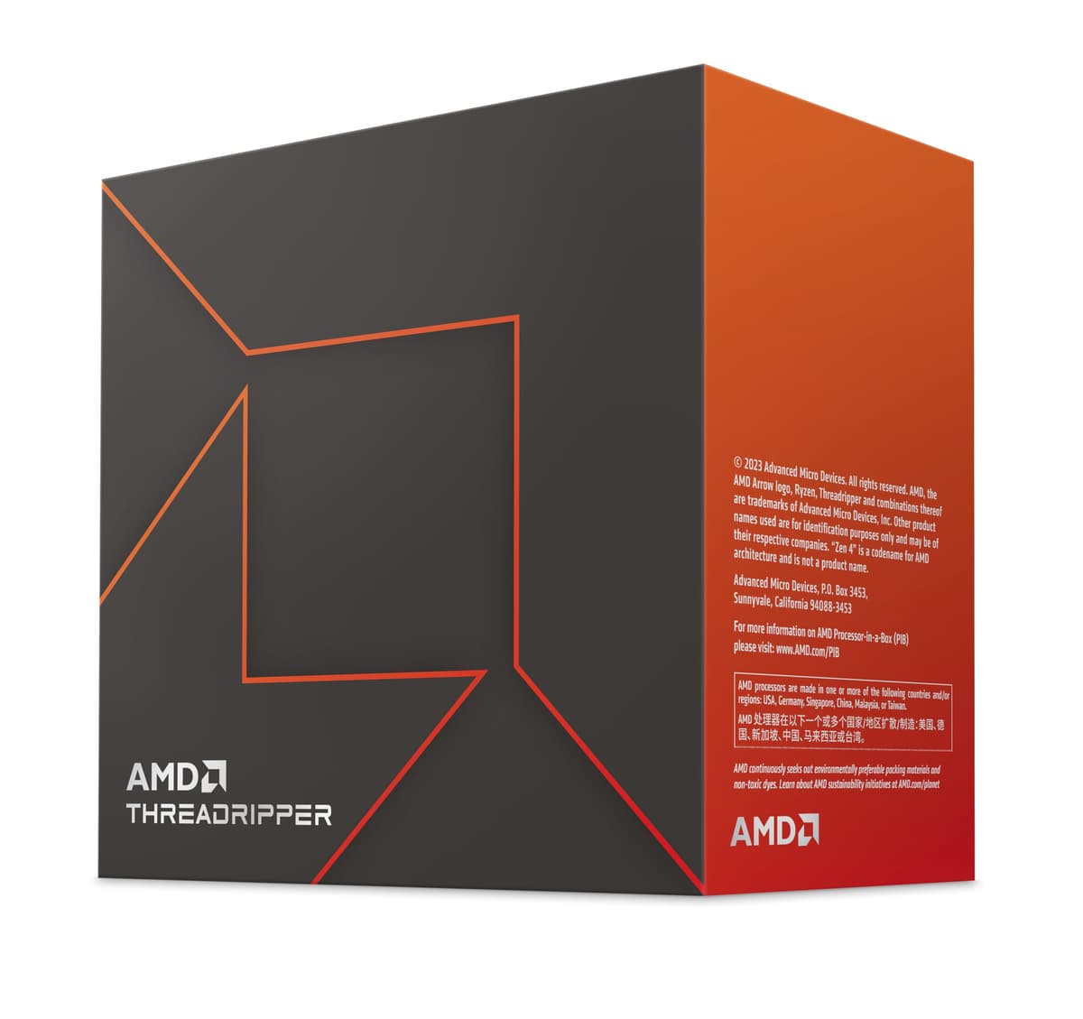 AMD Ryzen Threadripper 7960X - 24 núcleos / 48 hilos, hasta 5.3 GHz 100-100001352WOF