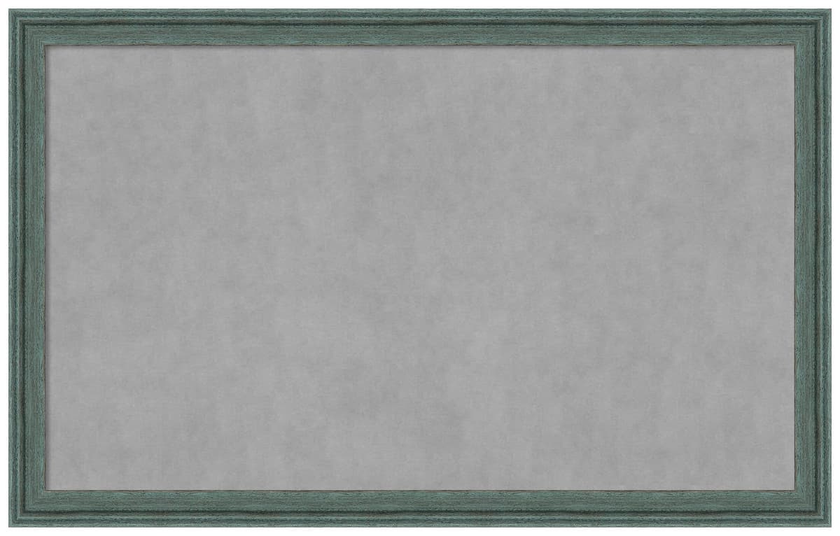Amanti Art Pizarra Magnética enmarcada Upcycled Teal Grey 43 x 27" (área magnética 40 x 24) 28588291924