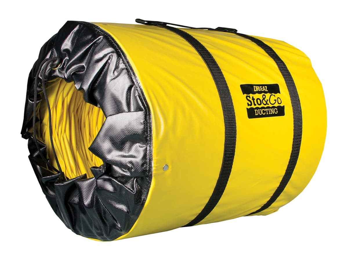 Ducto semi-rígido Dri-Eaz Sto&Go 12" x 25' F405, colapsable y resistente