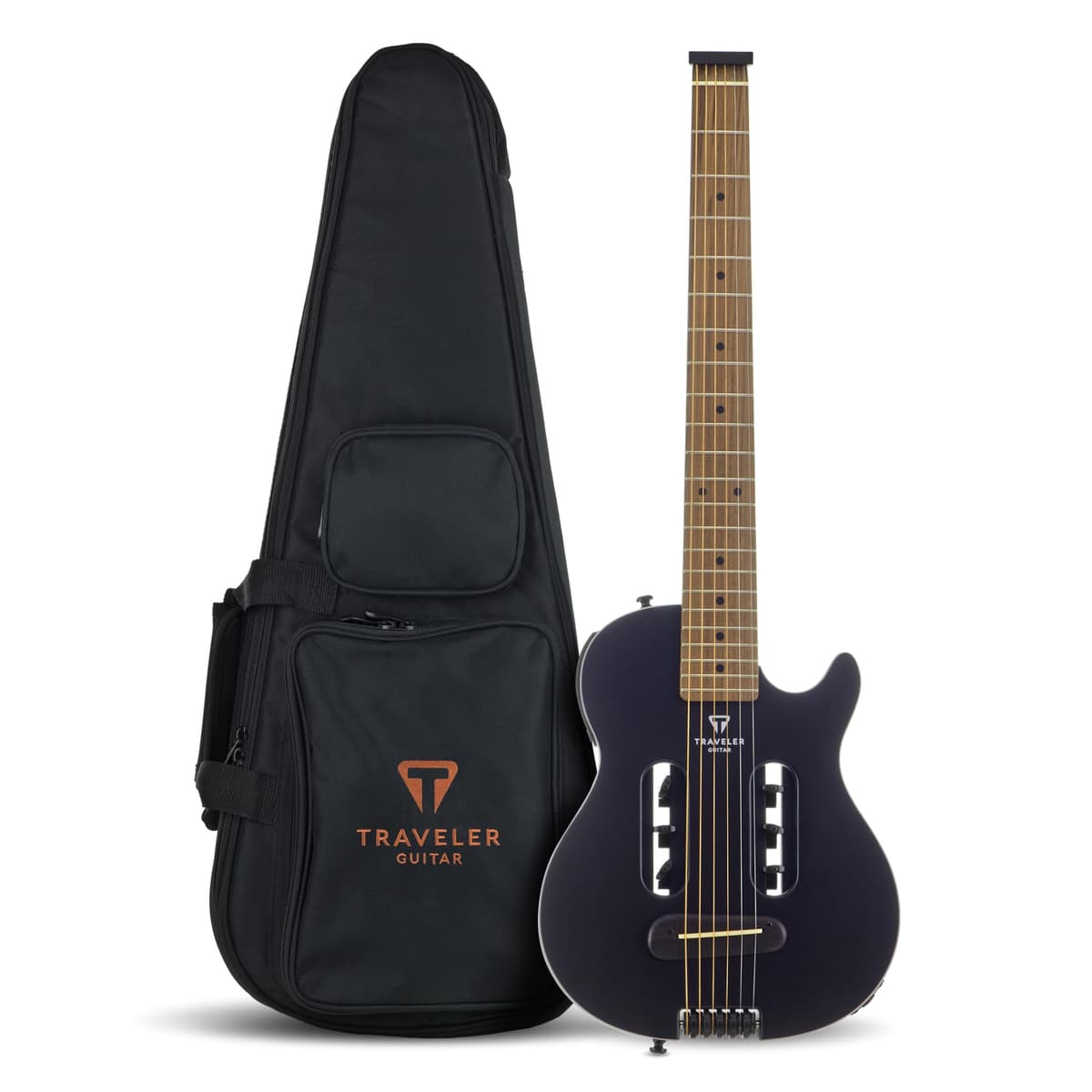 Traveler Guitar Escape Mark III Black Satin: guitarra acústica portátil con amplificador de auriculares MK3 BKS