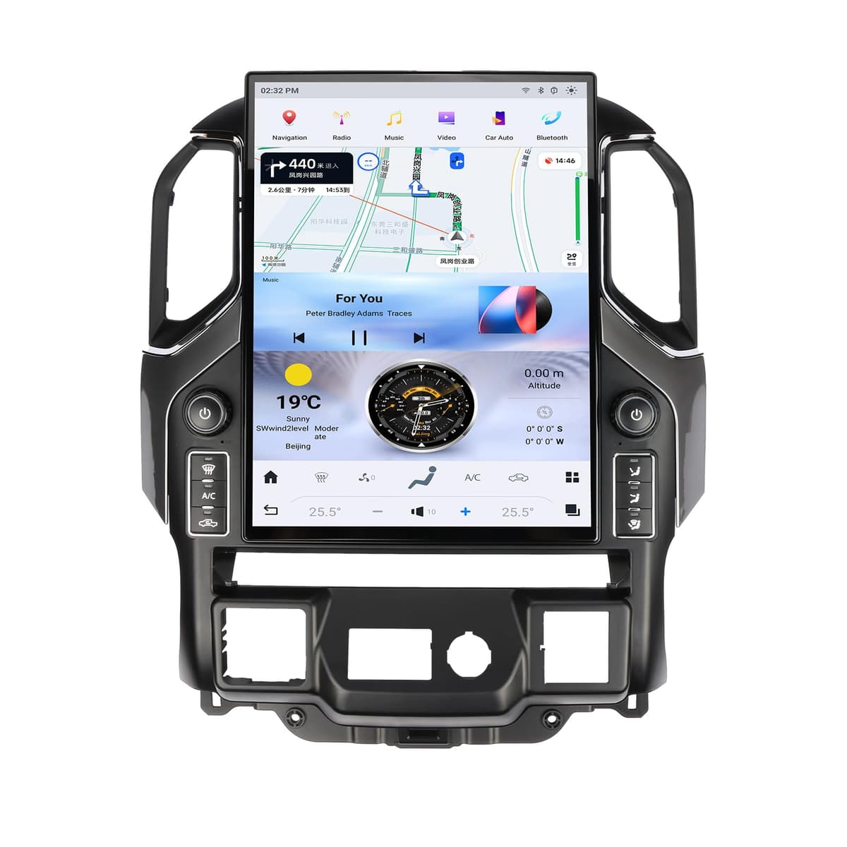 ZWNAV 15.6" Android 13 para Chevrolet Silverado/GMC Sierra 2019-2023, pantalla 2K IPS, CarPlay y navegación
