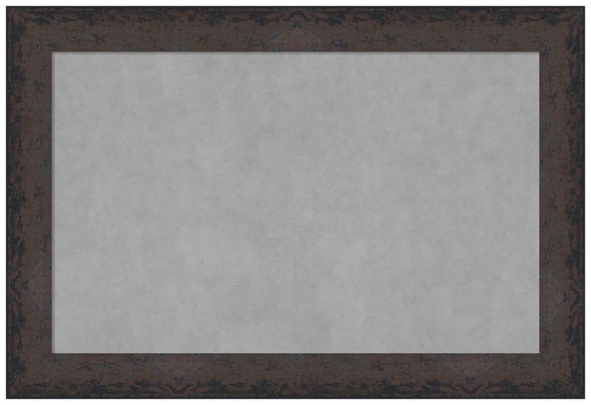 Amanti Art Pizarra Magnética enmarcada Dappled Black Brown 37 x 25" (área magnética 32 x 20) 28588290910