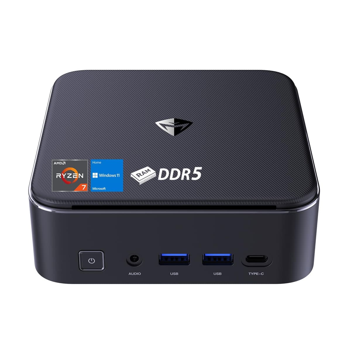 Machenike AI Mini PC con Ryzen 7 8745HS, 32GB DDR5 y 2TB SSD, Wi-Fi 6 GTR HP8745H00