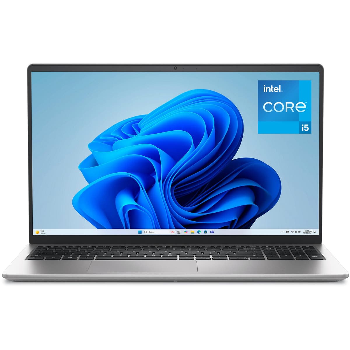 Dell portátil 15 DC15250 - Pantalla FHD (15.6", 1920×1080) 120Hz, Intel Core i5-1334U, 16GB DDR4, 512GB SSD, Intel UHD Graphics, Windows 11 Home, Servicio en sitio - Plateado Platino Y7JR1