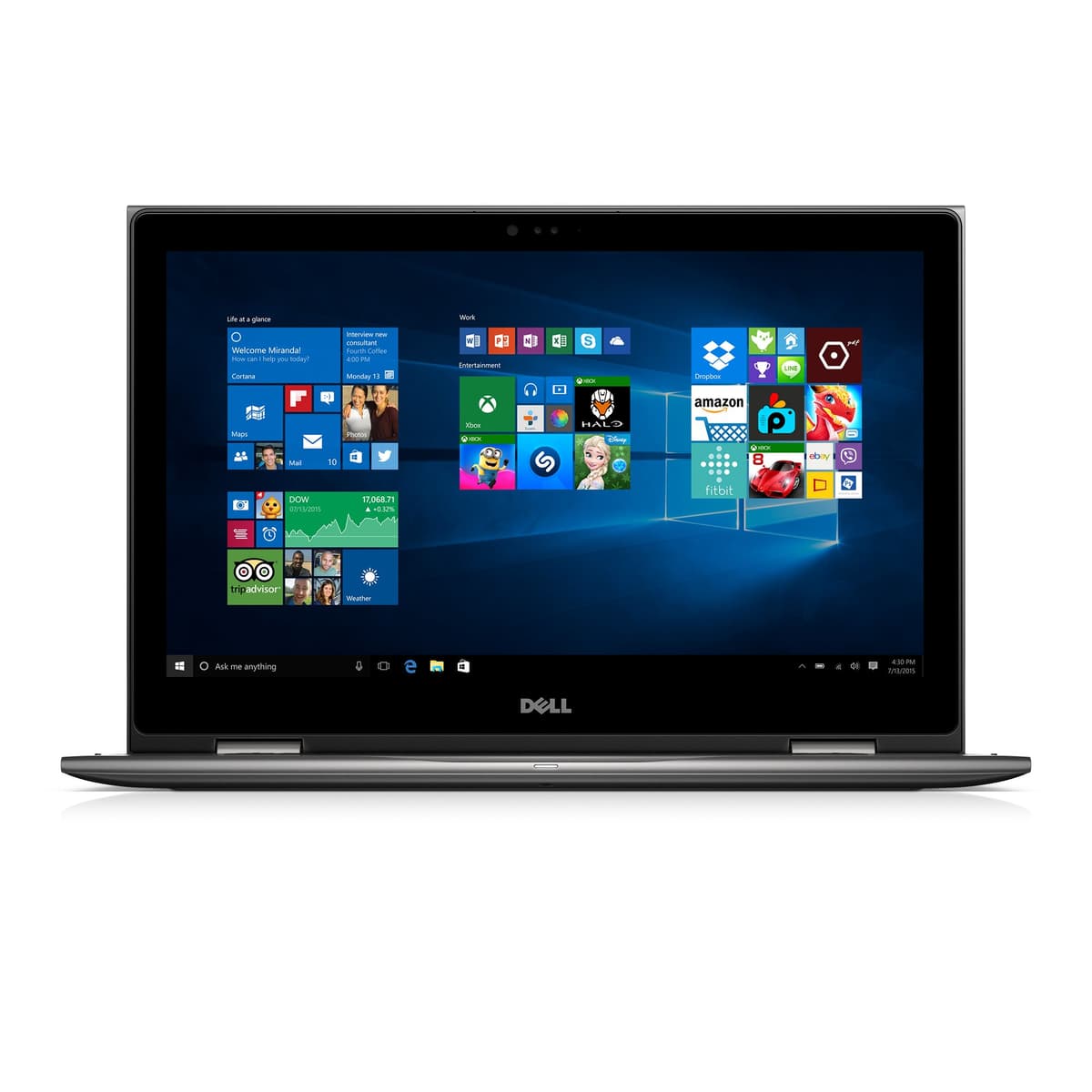 Dell Inspiron i5578-10050GRY 15.6" FHD Laptop (7th Gen Intel Core i7, 16GB RAM, 512GB SSD)