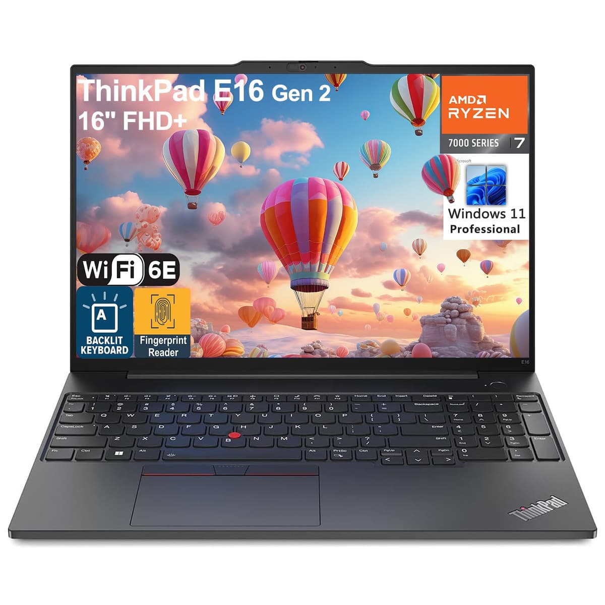 Lenovo ThinkPad E16 16" WUXGA, Ryzen 7 7735HS, 24GB DDR5, 1TB NVMe, Win 11 Pro