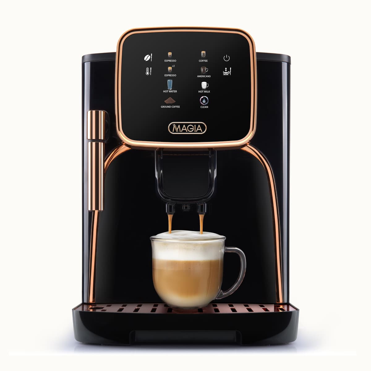 Zulay Kitchen Magia Clasica Black Copper - Cafetera Superautomática