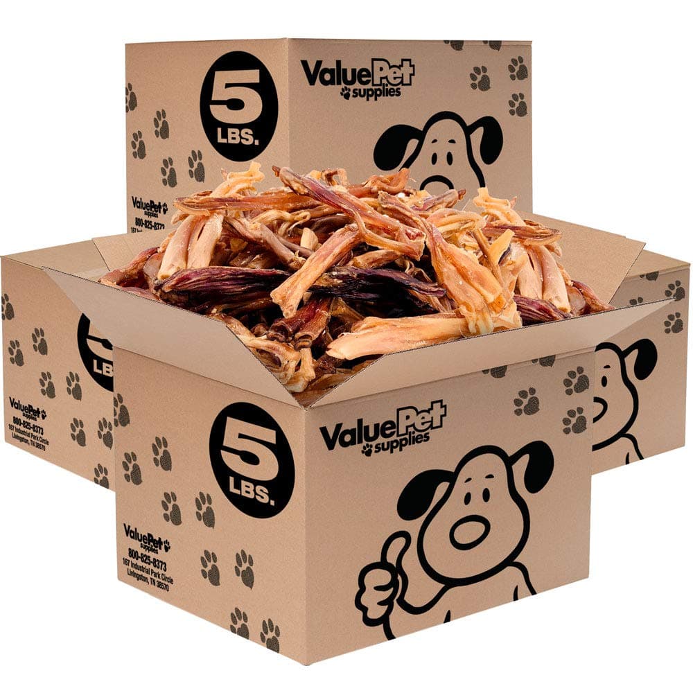 ValueBull Tendones de Res para Perros, Paquete a Granel de 20 Libras VBBEF06JB-TND-VS