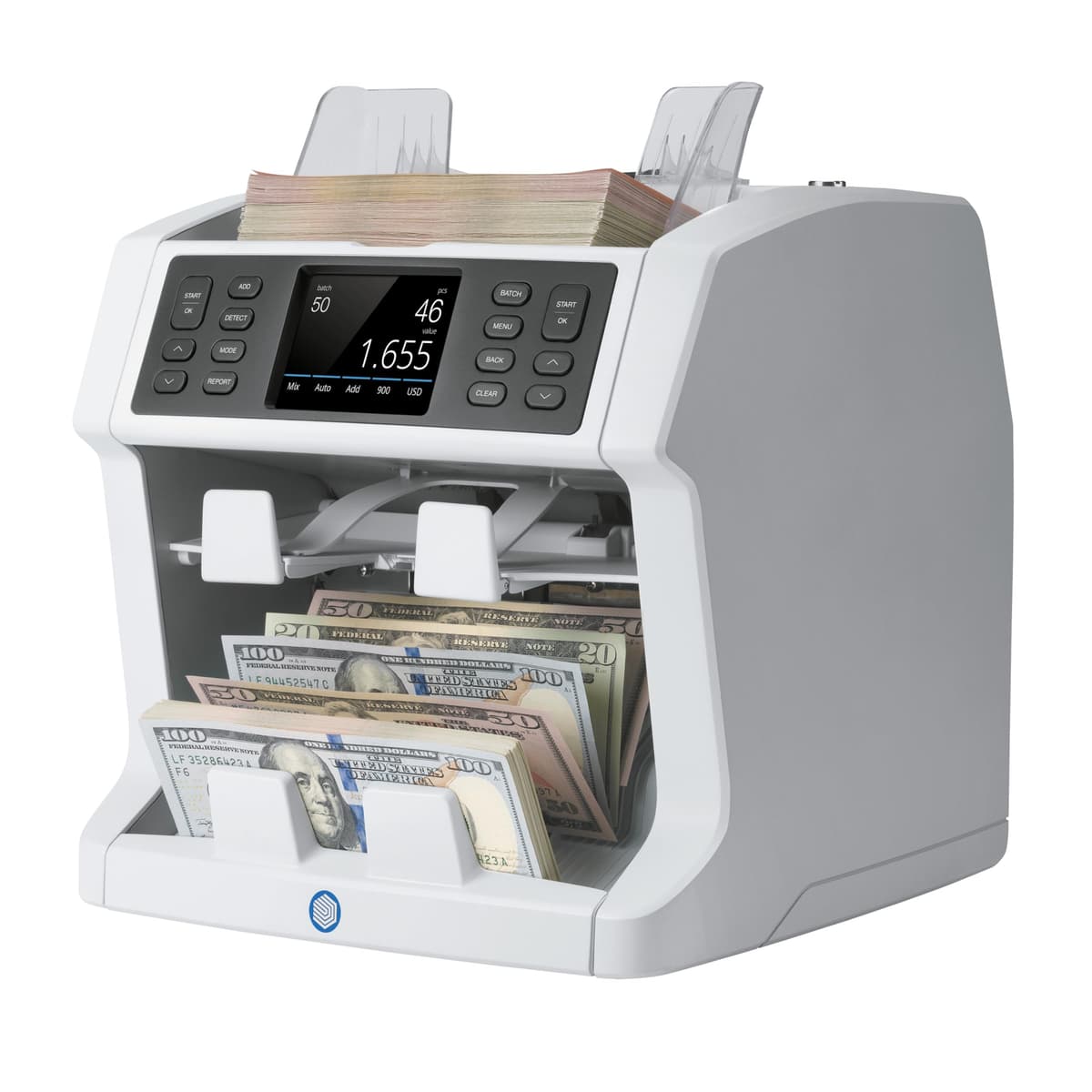 Safescan 2995 SX Contadora y Clasificadora de Billetes con Detección de Falsos y Pantalla Táctil 112-0652
