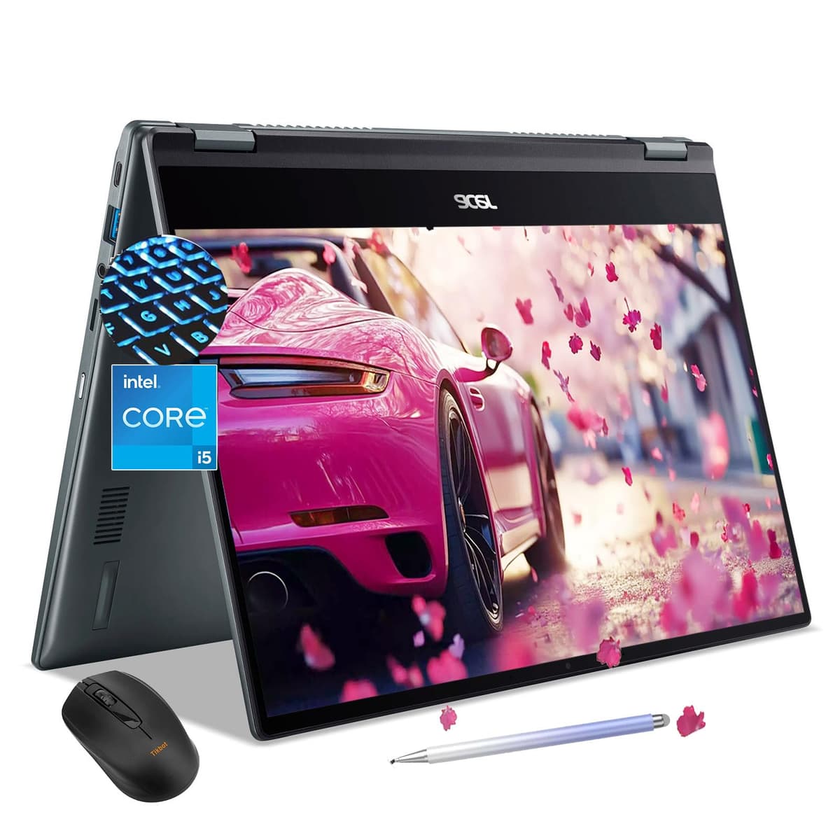 acer Chromebook Spin 514 Pantalla Táctil 2 en 1 - Intel Core i5-1334U - Pantalla FHD IPS de 14" - 8GB RAM - 512GB SSD - Teclado Retroiluminado - Tablet Chrome para Juegos - Estudiantes Escolares Niños