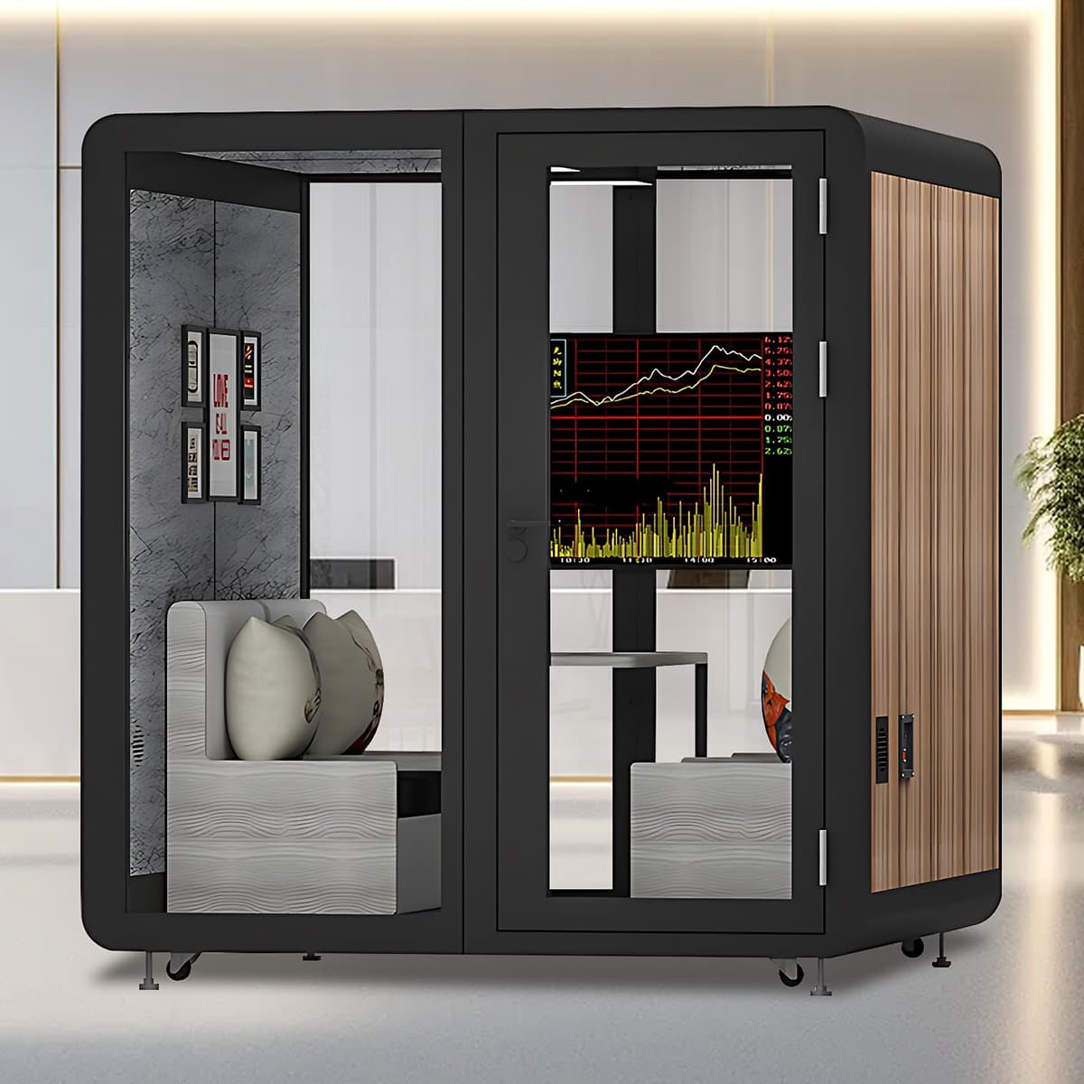 X-Comfot Cabina de Oficina Aislada y Portátil GY-8 (70.86IN)