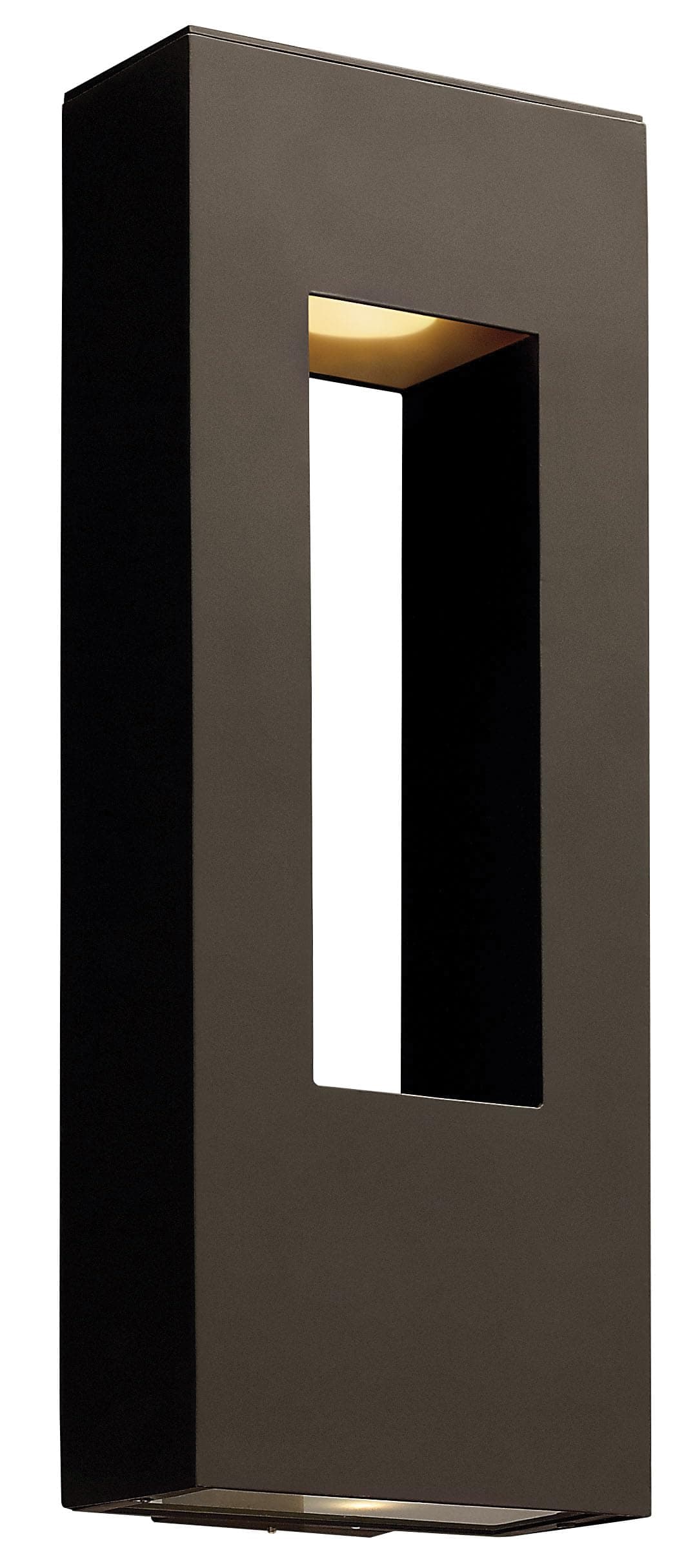 Hinkley Atlantis lámpara exterior de pared grande con LED integrado, acabado bronce 1649BZ-LED