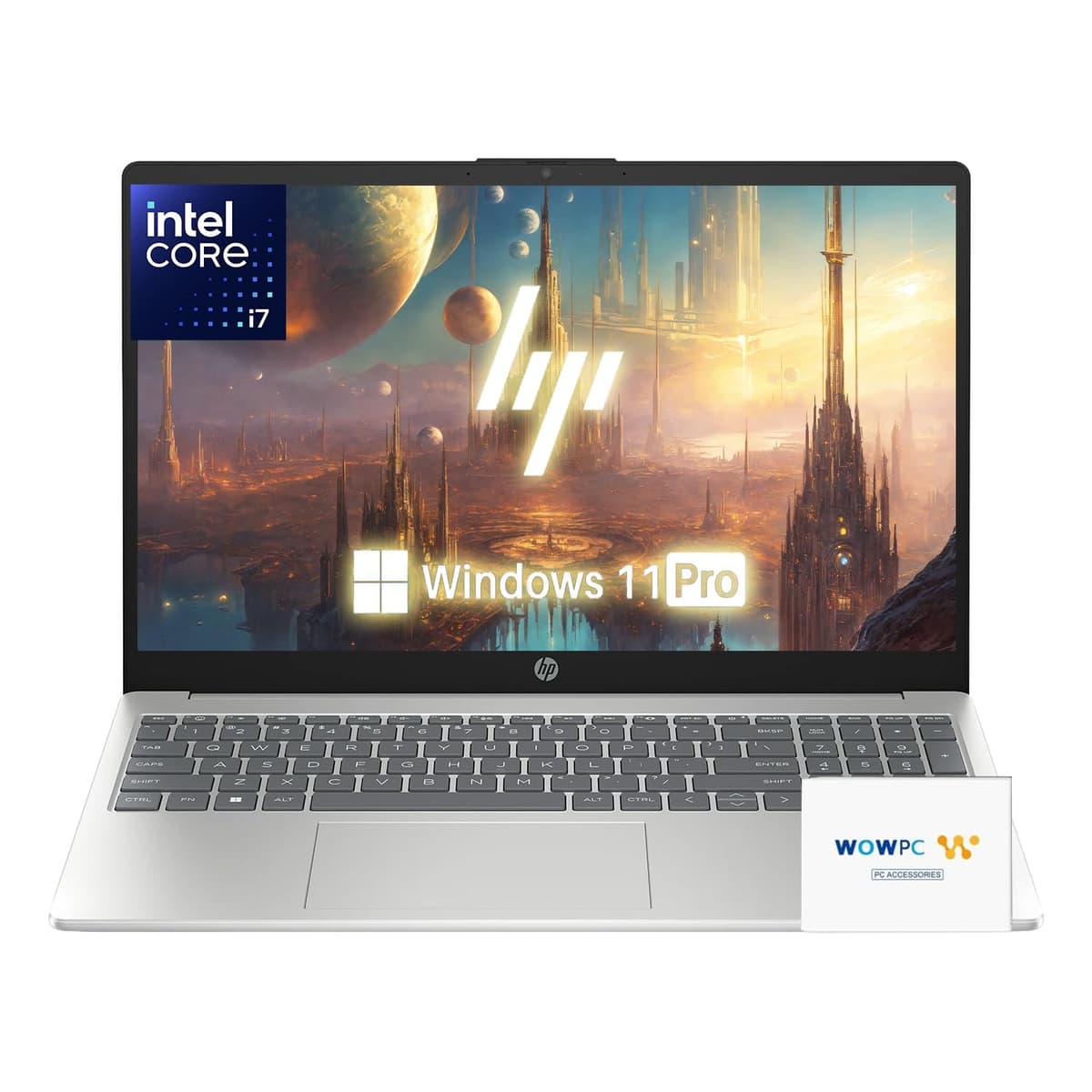 HP Pavilion 15.6" Laptop para Negocios, Hogar y Estudiantes | Potente Intel Core i7-1255U hasta 4.7GHz | 24GB RAM - 1TB Almacenamiento (512GB SSD PCIe y 512GB Externo) | Webcam | Windows 11 Pro | Paquete WOWPC Business Laptop