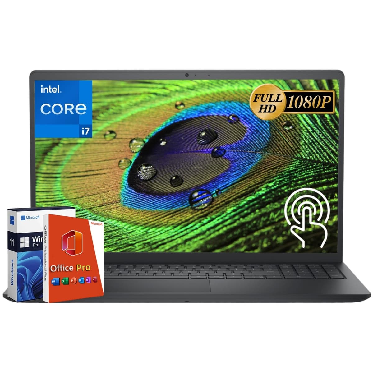 Dell Inspiron 15 3530 15.6" Touch i7-1355U 16GB RAM 1TB SSD Windows 11 Pro + Office Dell Inspiron Laptop