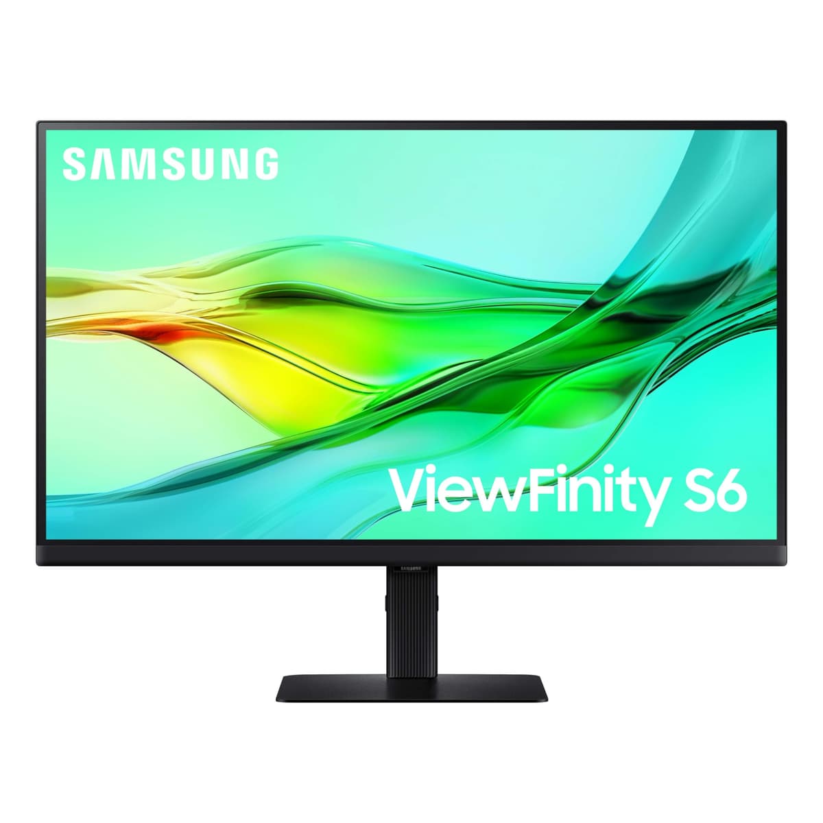 SAMSUNG Monitor ViewFinity S6 (S60UD) 27" QHD Resolución Alta, 100Hz, HDR10, USB-C, Puerto LAN Integrado, Soporte Daisy Chain, Configuración Fácil, Base Ajustable en Altura, LS27D606UANXGO, 2024