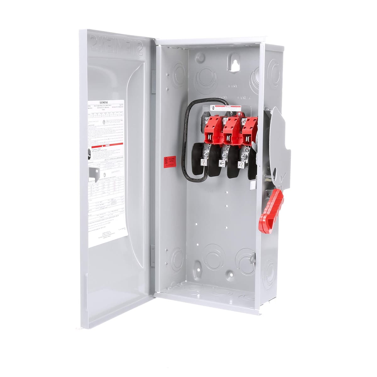 SIEMENS HNF263 100 amperios 2 polos 600 voltios 2H No fusible Interruptores de seguridad de servicio pesado