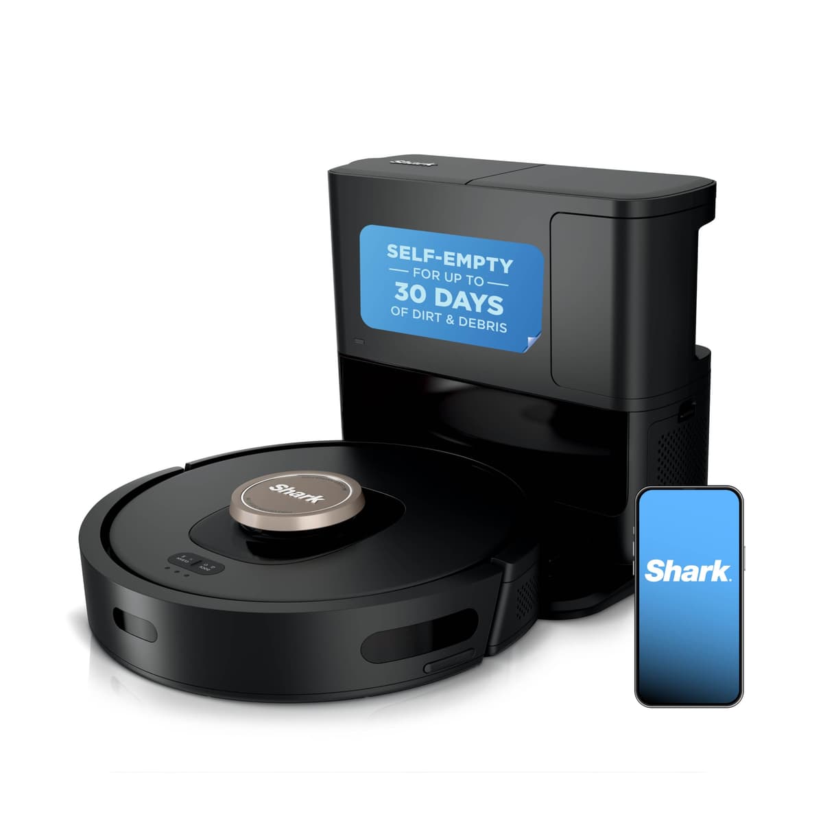 Shark AV2501AE Robot Aspiradora AI con base auto-vaciado XL HEPA 60 días, LIDAR, Wi-Fi y compatibilidad Alexa