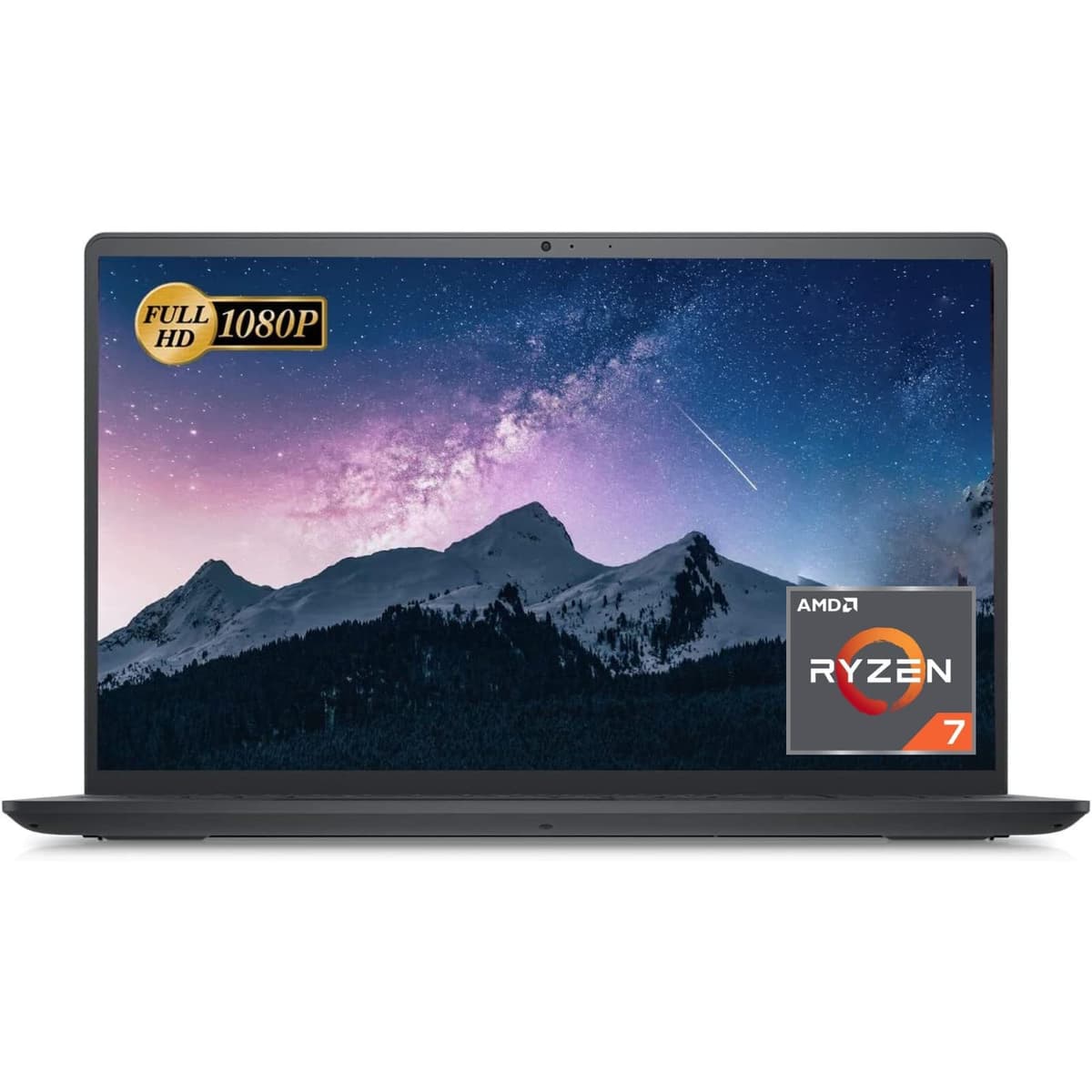 Dell Inspiron 15 3525 2023, pantalla 15.6" FHD, procesador AMD Ryzen 7 5700U (8 núcleos), 16GB RAM, SSD 1TB, gráficos AMD Radeon, Wi-Fi, Bluetooth, HDMI, Windows 11 Home, negro carbón