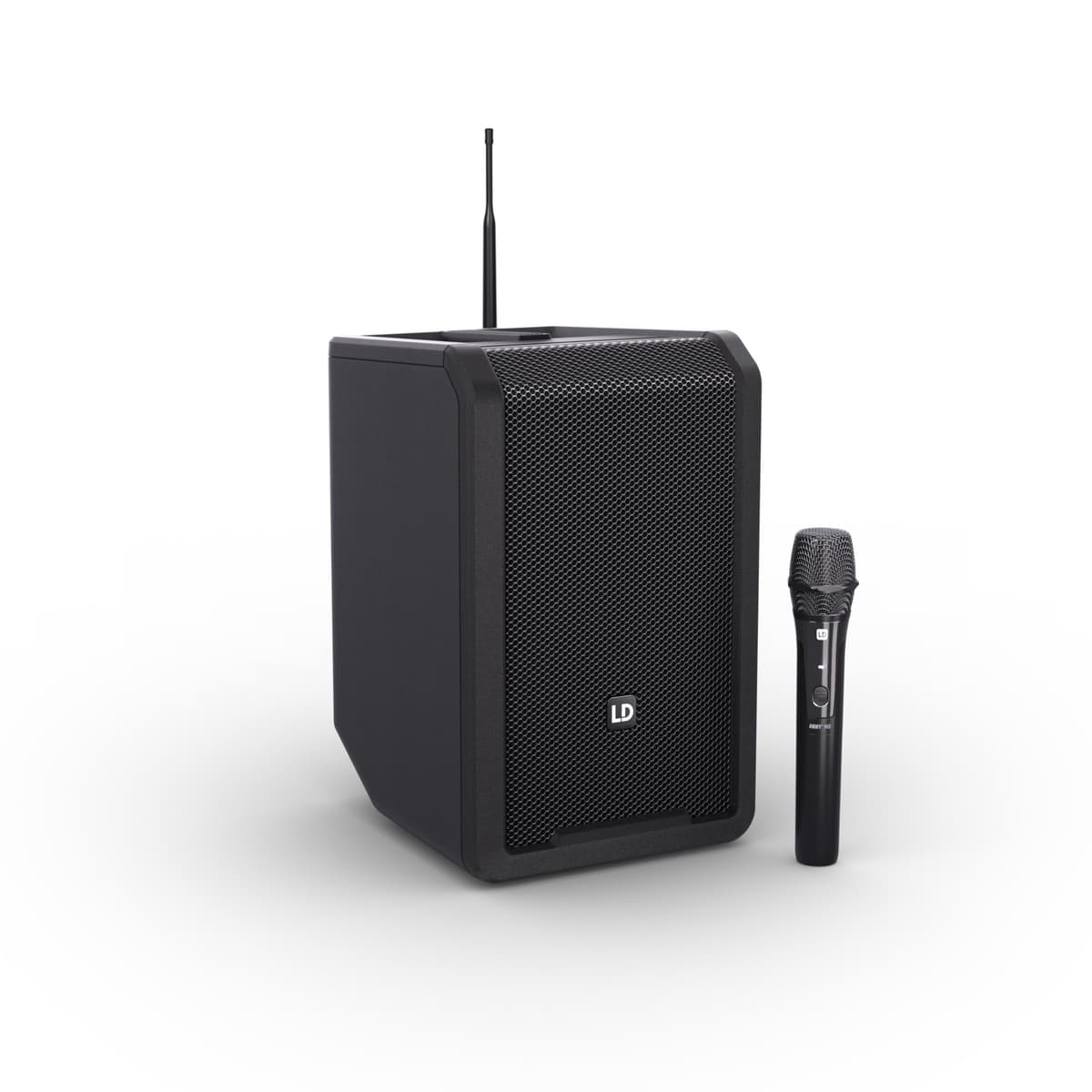 LD Systems ANNY 8 HHD B4.7 Parlante PA Portátil con Batería y Micrófono Inalámbrico (Negro) LDS-ANNY8HHDB47(US)