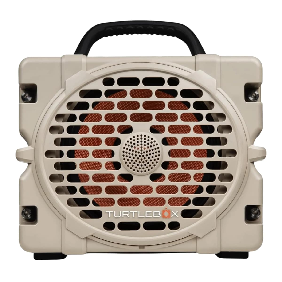 Turtlebox Grande: ¡Fuerte! Bocina Bluetooth 5.4 Portátil para Exterior | Resistente, Impermeable, Ultra Portátil | Reproduce hasta 126 dB, Graves Potentes, Antigolpes, Emparejamiento Ilimitado (Asa Negra, Bronceado) 850024307650