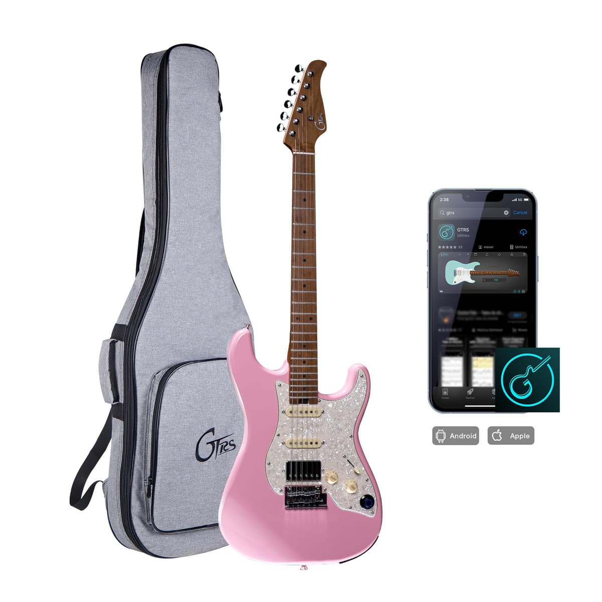 GTRS S801 Smart Electric Guitar Kit con Sistema de Efectos y Looper
