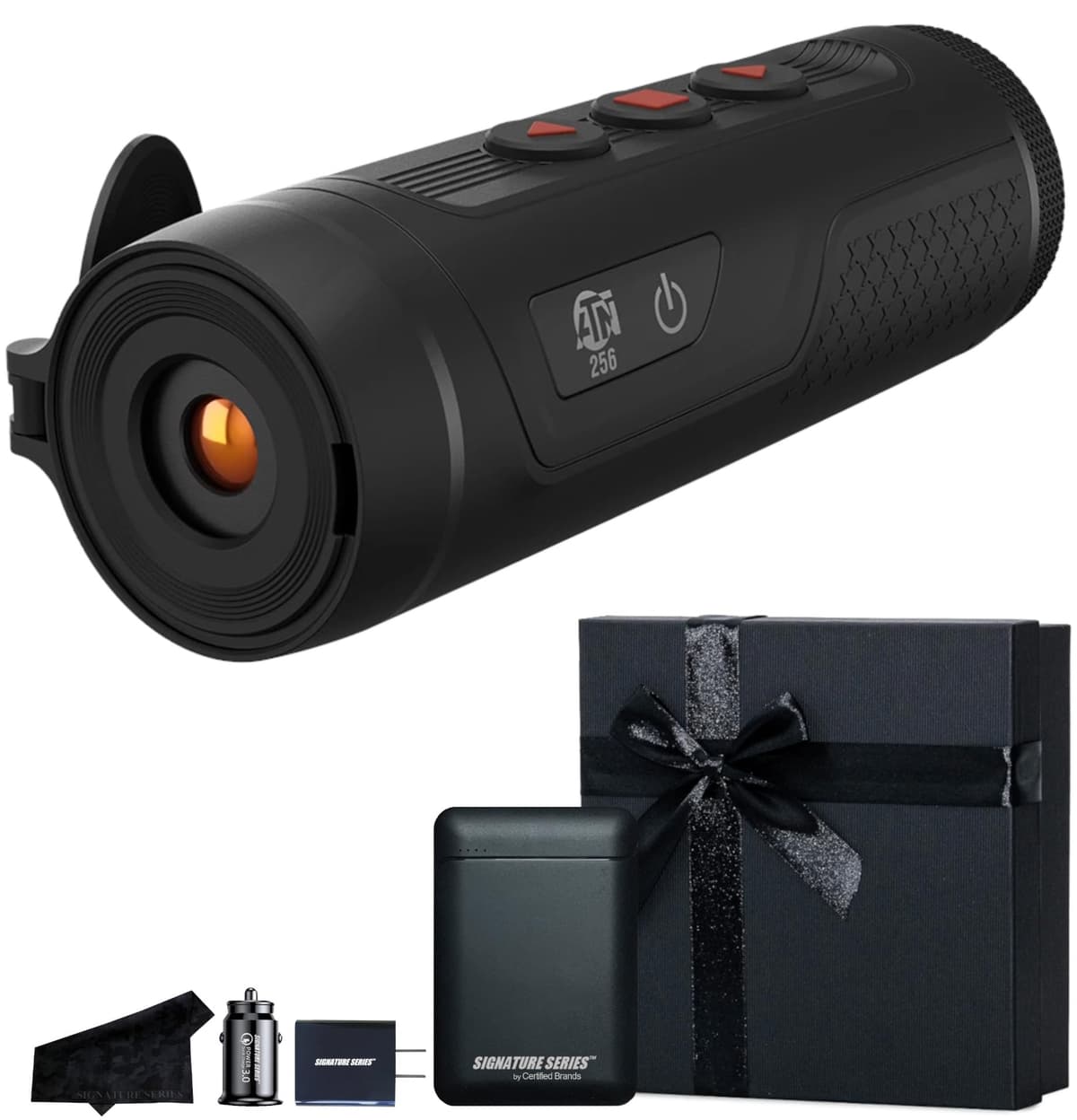 Certified Brands ATN BlazeSeeker 210 1.5-12x Monocular Térmico 256x192 con 1.6GB memoria interna y Gift Kit XN-P01