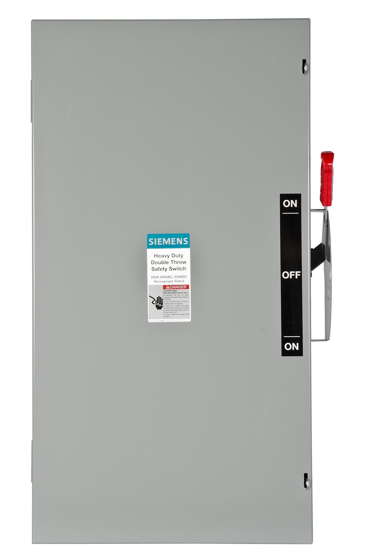 Siemens DTNF224 200A 2 polos 240V conmutador doble tiro