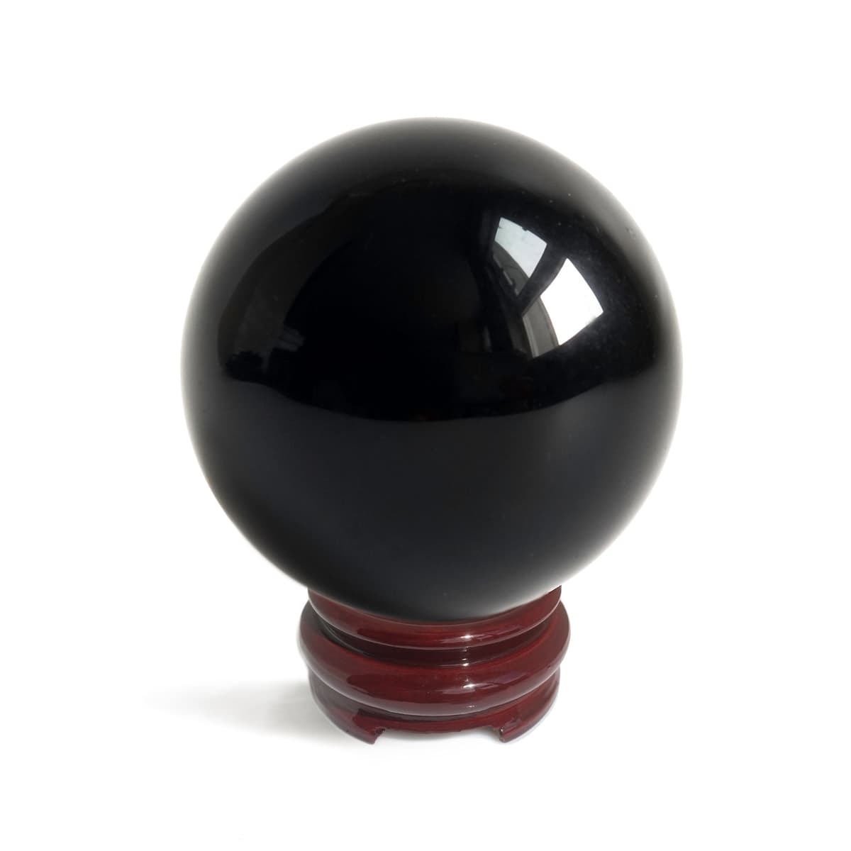Mina Heal Esfera de obsidiana negra para meditación, Feng Shui y sanación SOB4601