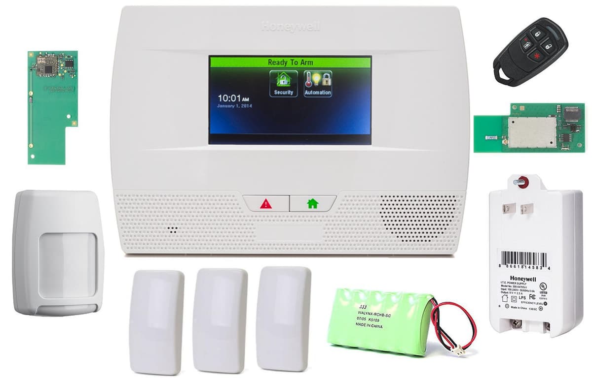 Ademco Kit de alarma y automatización del hogar Honeywell Lynx Touch L5210 con Wi-Fi y módulo Z-Wave L5210-311-zwave-wifi