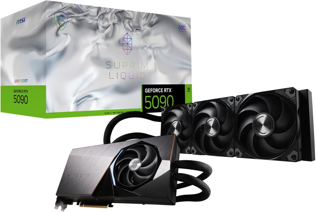 msi Gaming RTX 5090 32G SUPRIM Liquid SOC - G5090-32SLS