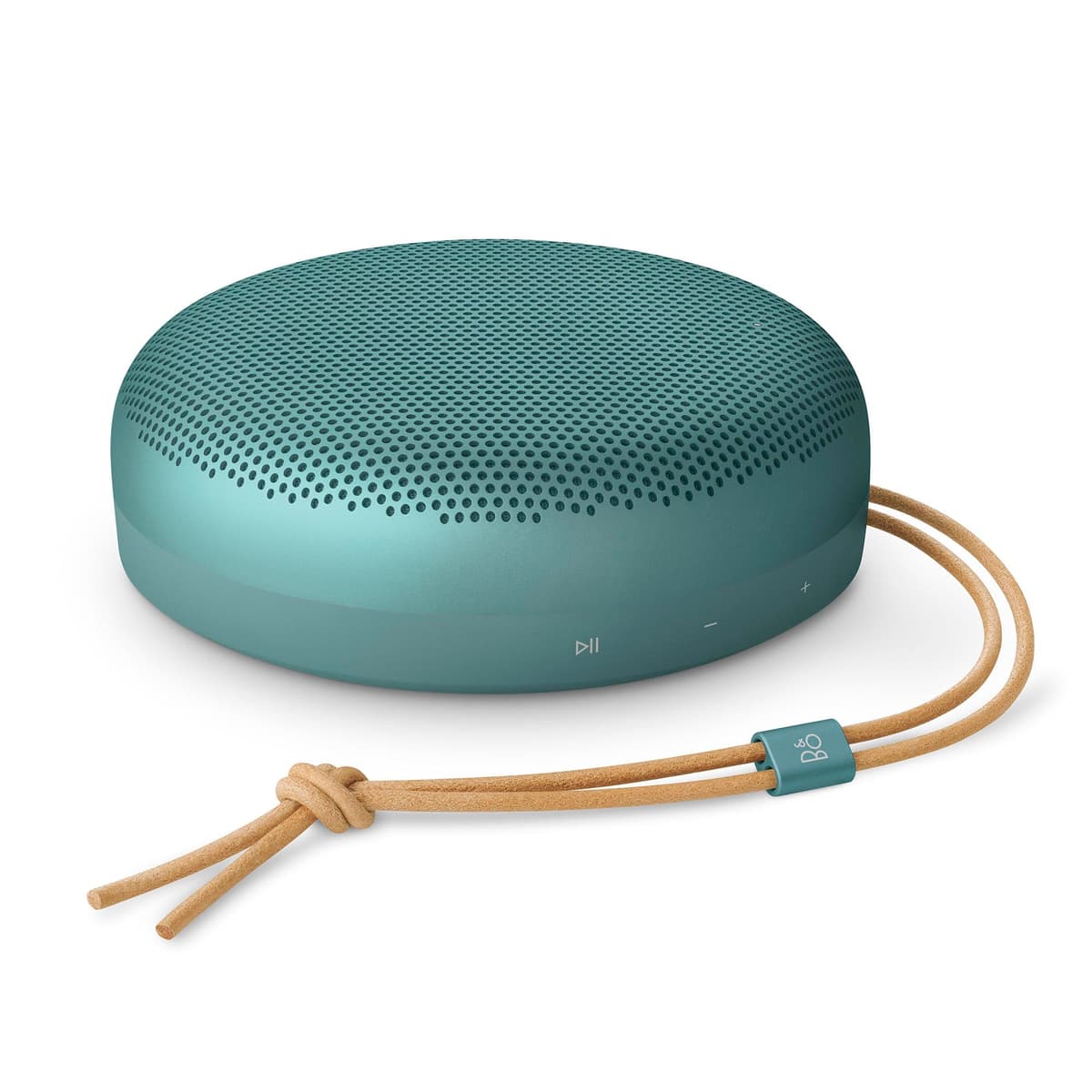Bang & Olufsen Beosound A1 3.ª generación parlante portátil Bluetooth resistente al agua con 3 micrófonos, certificado Cradle to Cradle (C2C), verde eucalipto 1736009