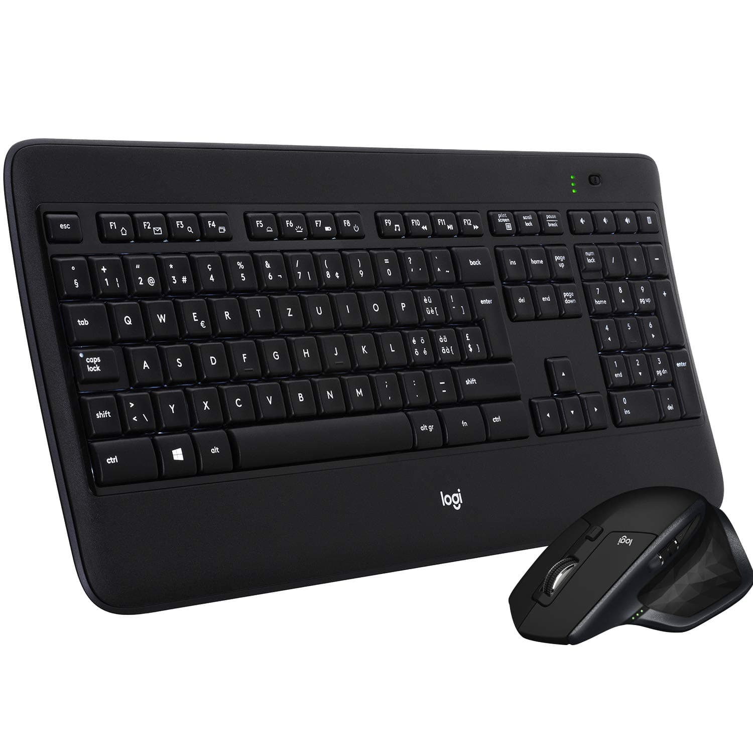 Combo teclado retroiluminado Logitech MX900 Performance Premium y mouse MX Master, negro 920-008872