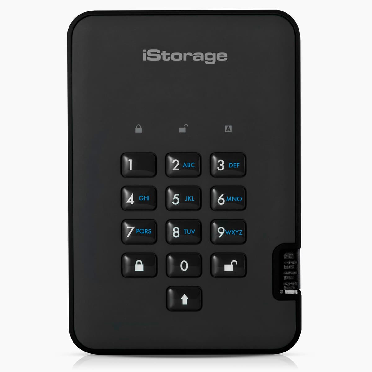 iStorage diskAshur2 SSD 8TB Negro - Unidad portátil segura con cifrado hardware IS-DA2-256-SSD-8000-B