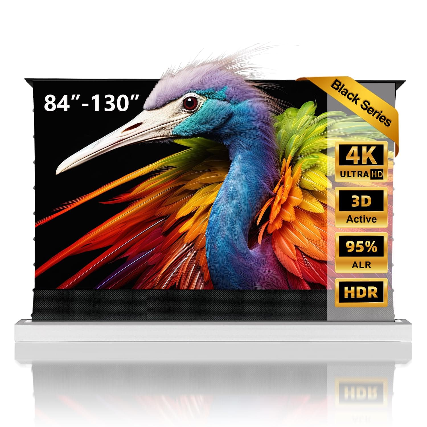 NothPJ NothingProjector ALR Screen 84" Motorized Floor Rising 4K UHD Ultra Short Throw