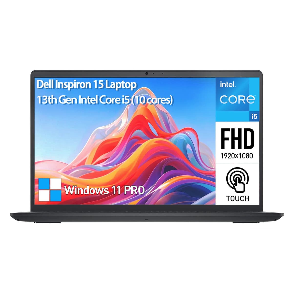 Dell Inspiron 15 3530 - 15.6" FHD Touch, Intel Core i5 13ª gen (10 núcleos), 64GB RAM, 2TB SSD, Windows 11 Pro DELLIntel002330