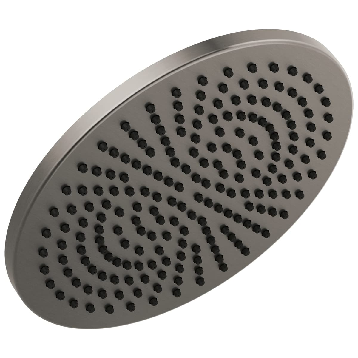 Delta 52158-KS-PR25 - Cabezal de lluvia redondo Black, Lumicoat Black Stainless